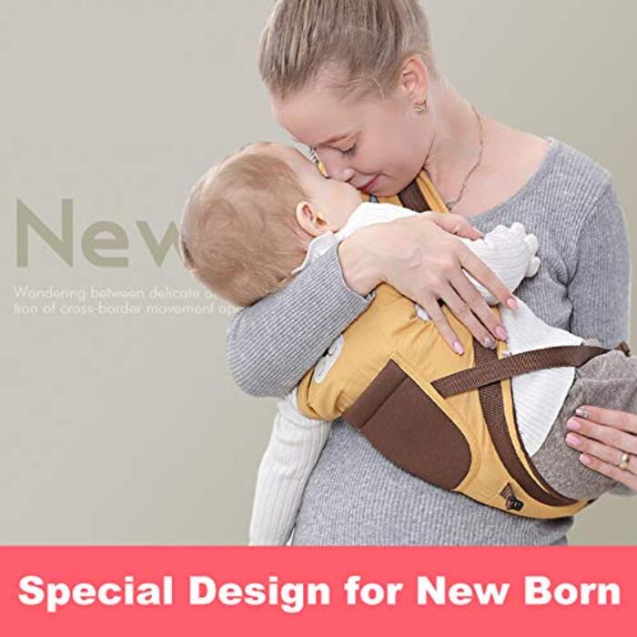 Ергономічне сидіння на стегнах Rufun Carrier для новонароджених спереду та ззаду