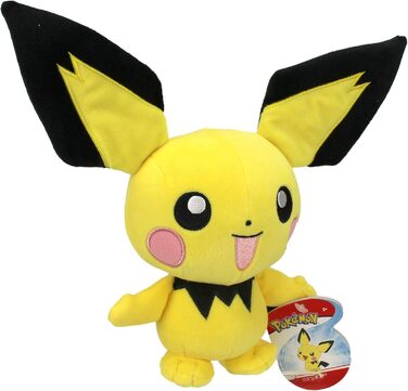 М'яка іграшка Pokmon Пічу, 20 см - офіційний ліцензійний продукт
