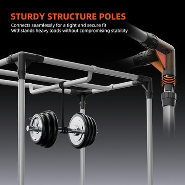 Тент для вирощування Spider Farmer Kleines 60x60x80 см для AeroGarden з дверцятами на блискавці, оглядовим вікном, знімним піддоном, світловідбиваючою плівкою Mylar 2000D, для гідропонної системи SmartG12. Білий, 60x60x80 см
