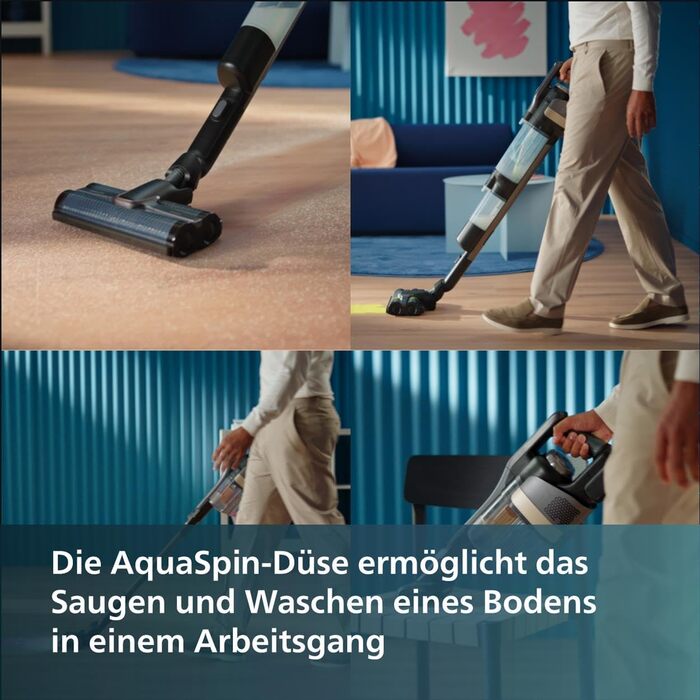 Акумуляторний пилосос для вологого/сухого прибирання серії 9000, пилосос для пилососа та вологого прибирання, автоматичне самоочищ