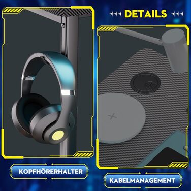 Ігровий стіл COMHOMA з розеткою, 120 x 80 см, кутовий стіл із портом зарядки USB та полицею, L-подібний комп&39ютерний стіл, ПК-стіл для офісу, домашній офіс, чорний - 120 см