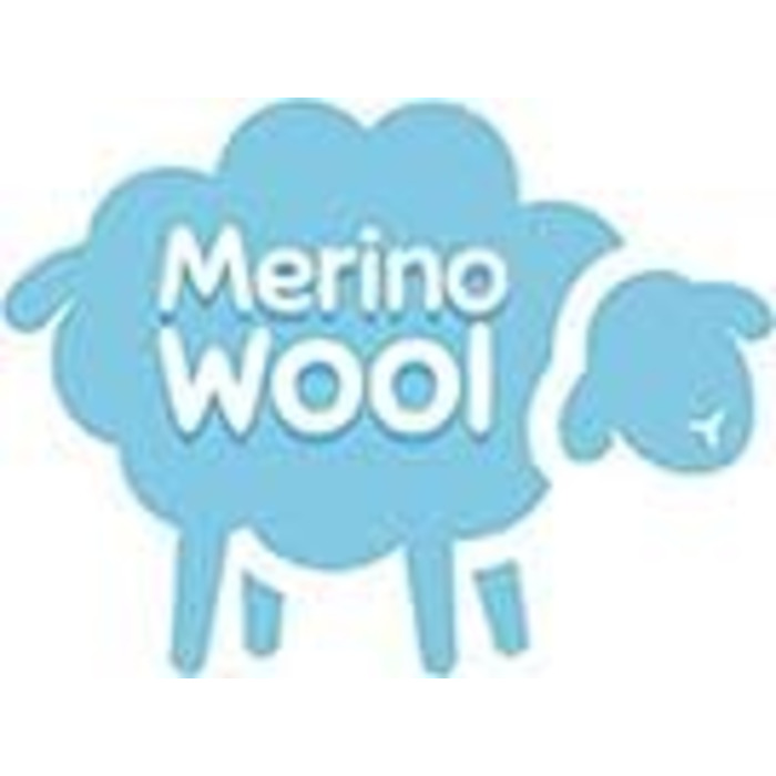 Подушка з мериносової вовни з етикеткою якості, подушка для сну, 900 г мериносової вовни, 40 x 80 см, натуральна вовна, 1 шт.