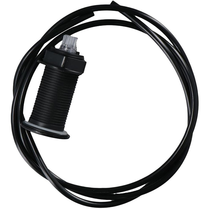 Повітряний вимикач для відведення сміття Довгий кнопковий подрібнювач в зборі Вбудований перемикач матовий чорний з повітряним шлангом