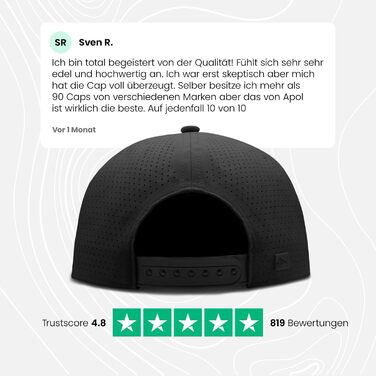 Кепка apol Premium - Cloud Trucker - 100 водонепроникна, дихаюча, міцна, висока якість - Snapback - Чорний Антрацит Темно-синій Оливковий Один розмір Чорний / Оливковий