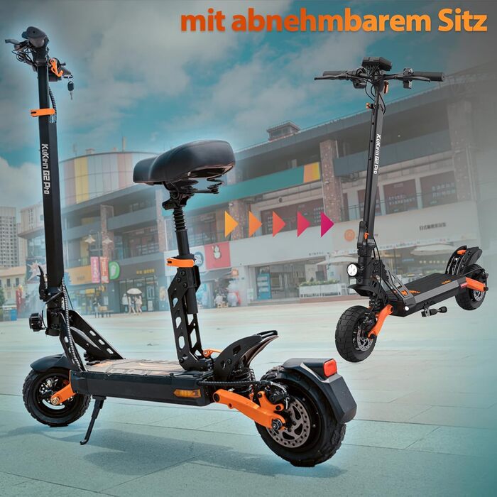 Електричний самокат 48V 15Ah Електричний самокат Електричний самокат, 9-дюймові пневматичні шини Електричний самокат E-Scooter Еле