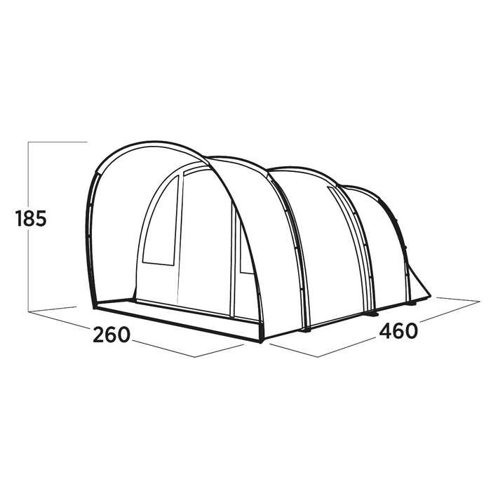 Намет чотиримісний Easy Camp Skarvan 4 (120496)