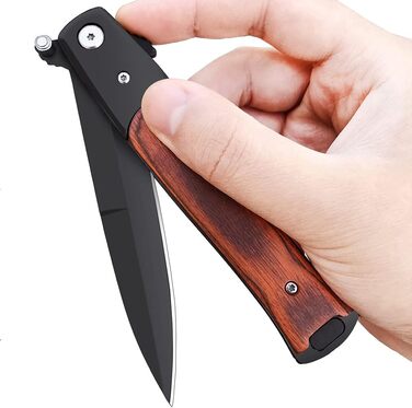 Складаний ніж Гострий ніж для активного відпочинку Мисливський ніж та ніж для виживання Одноручний ніж Кишеньковий ніж з лезом з н