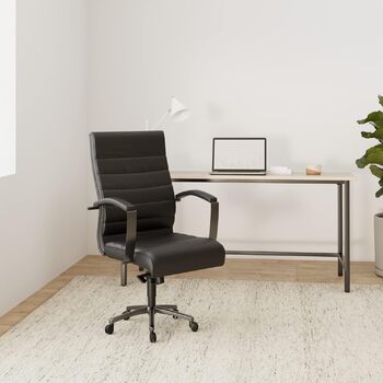 Офісне крісло Topstar Designer, розкішне крісло керівника TD Luxe 10, шкіряне, чорного кольору, 0, чорного кольору