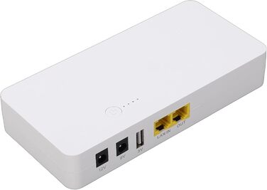 Акумулятор резервного живлення для WiFi-роутера/USV, 8000 мАг, 24В POE, DC 12В/9В/5В, джерело безперебійного живлення для дому (модем, CCTV-камера, смартфон), USB-вихід 5В 2.5А, без перемикання, багатофункціональний