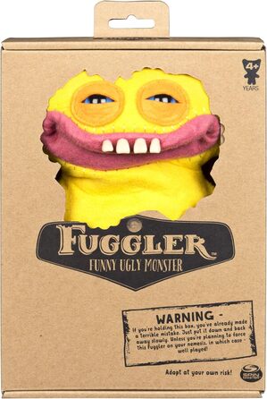 FUGGLER Funny Ugly Monster, плюшева іграшка, жовта