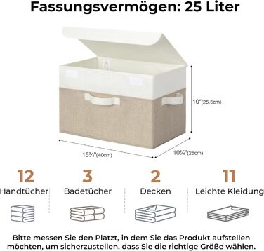 БАБУСЯ КАЖЕ Комплект складних коробок для зберігання та коробок для гардеробу