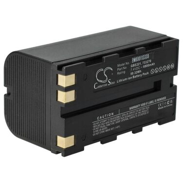 Акумулятор VHBW, сумісний з лазерним вимірювальним приладом GeoMax Zoom ZT80, ZT80, Zoom 80 (6800 мАг, 7,4 В, літій-іонний)