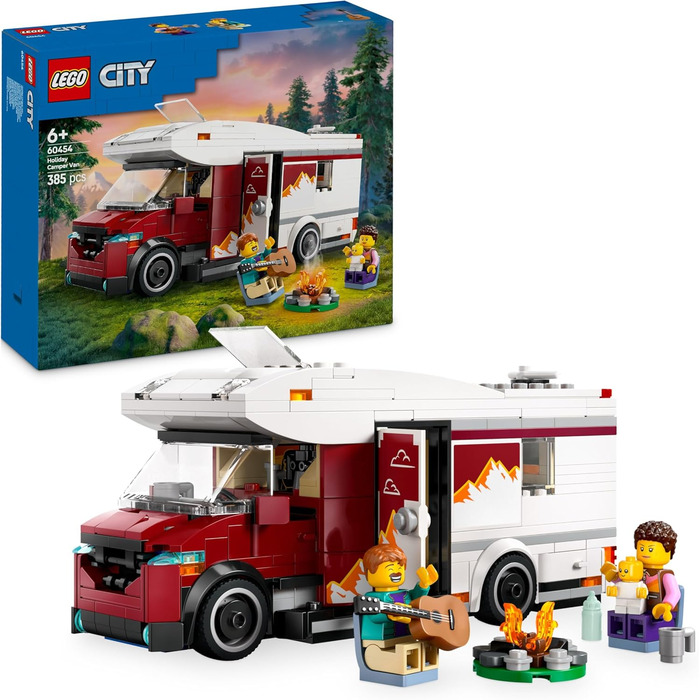 Конструктор LEGO City 60454, Дім на колесах для пригод, 385 деталей