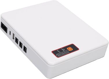Міні-UPS акумуляторна батарея 20800 mAh, джерело безперебійного живлення для роутера, модему, камери відеоспостереження з кількома вихідними портами, DC, USB Type-C вихід (EU-штекер)