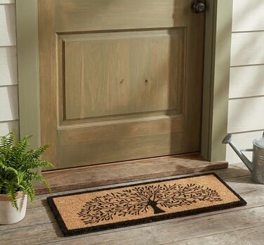 Килимок для балкону з бордюром з кокосового волокна Abbott Collection &quotДерево життя&quot