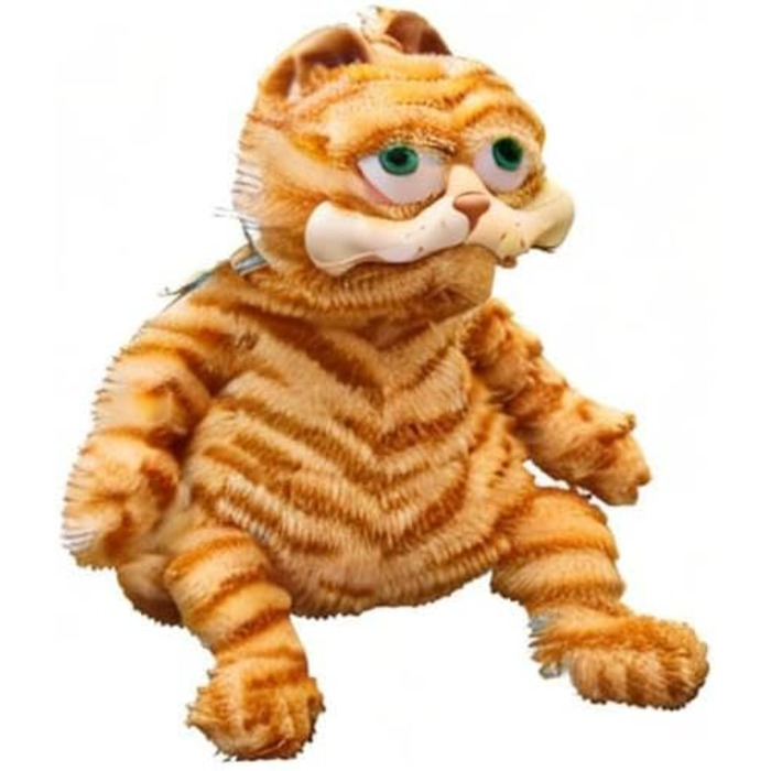 Товстий рудий кіт, м'яка плюшева іграшка, 30 см