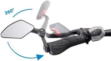 Складане велосипедне дзеркало ViD KF Cross Type B, внутрішній затискач 70300011