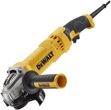 Кутова шліфувальна машина DEWALT 125 мм DWE4277 (1500 Вт, 10 500 об/хв, обмотка двигуна захищена епоксидною смолою, захист від пов