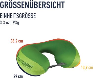 Поперекова опорна подушка Aeros преміум-класу - Надувна опорна подушка - Полегшення для попереку - Тканина 50D поліестеру - Компактна дорожня сумка - Робота, подорожі та поїздки на машині - Темно-синій - 93 г