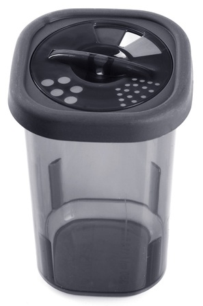 Спецівниця Violet House 0034 Transparent Black 350 мл (7022628)