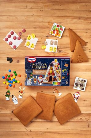 Пряниковий будиночок Dr. Oetker «Хрусткий будиночок», набір для випічки, 403 г