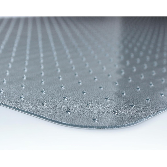 Великий екологічний килимок для офісних крісел Marvelux для килимового покриття 116 x 130 см - Екологічний килимок для захисту підлоги з рафінованого полімеру - Прямокутний прозорий килимок для офісних крісел