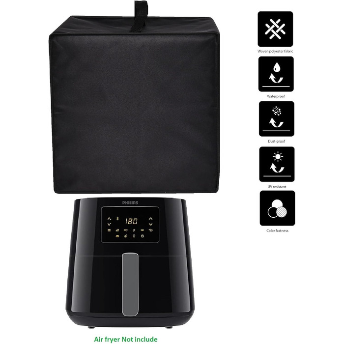 Термостійкий, водонепроникний і пилонепроникний чохол для мультипечі Philips Essential XL - 6,2 л (HD9270/90)/Philips Airfryer 5000 Series XXL, 7,2 л (HD9285/90)