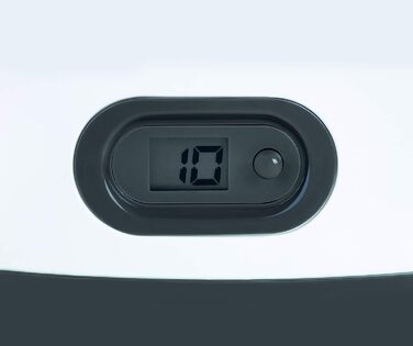 Фритюрниця Filtra One 1,900 Вт Місткість 1,2 кг Чиста масляна система Ситечко для смаження залишків З термічною ізоляцією Можна мити в посудомийній машині білого кольору, 1631