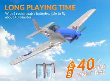 Гіростабілізатор літака з дистанційним керуванням 2,4 ГГц, 2-канальний літак на дистанційному керування RTF іграшка-планер, 2-кана