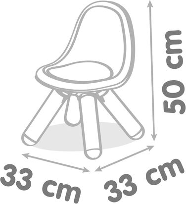 Дизайнерський дитячий стілець для дітей від 18 місяців, для внутрішнього та зовнішнього використання, пластик, ідеально підходить