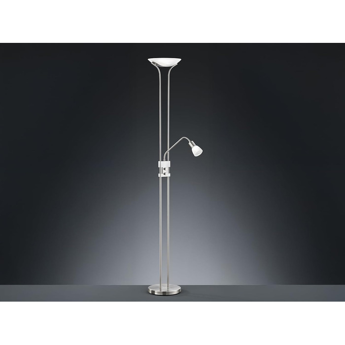 Світильник-прожектор Trio LED Santo II 421910207, матовий нікель, біле алебастрове скло, 5 шт. 4.5 Вт