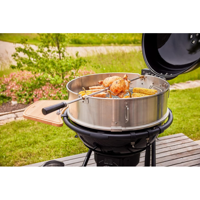 Шампур RSLE преміум-класу, високоякісний шампур для барбекю-станцій RSLE для VIDERO G2/G3, MAGNUM G3 і чайника-гриль 1 F60 з кільц