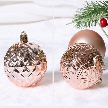 Різдвяні кульоки 48 шт білі BUBEFSKD