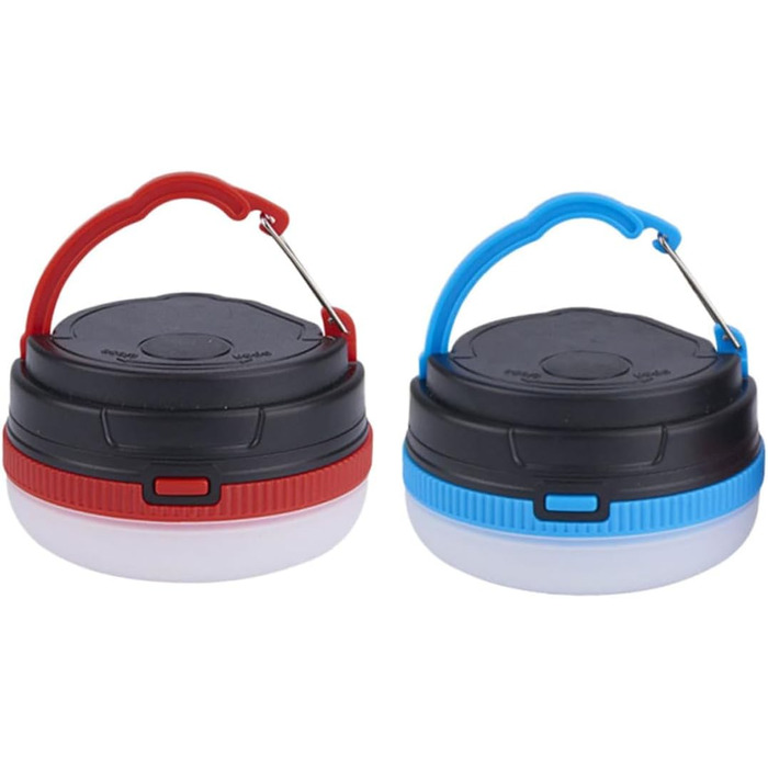 Комплекти електричних кемпінгових ліхтарів 6 кемпінгових ламп з абажуром червоного кольору для кемпінгу, намету, човна, риболовлі 2 шт. * 3 як зображено x 3 шт. середній x 3 шт., 3