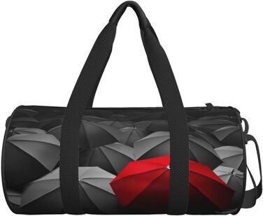 Дорожня сумка Смуток, штормовий день, парасольки - спортивна сумка для чоловіків та жінок, сумка для подорожей та спорту