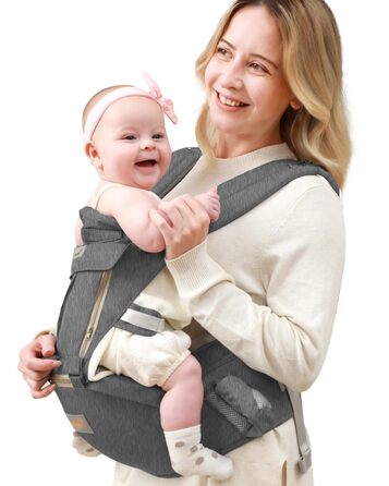 Переноска GROWNSY, вдосконалена люлька 6-в-1 для новонароджених від народження, регульоване сидіння, ергономічна люлька, легка та