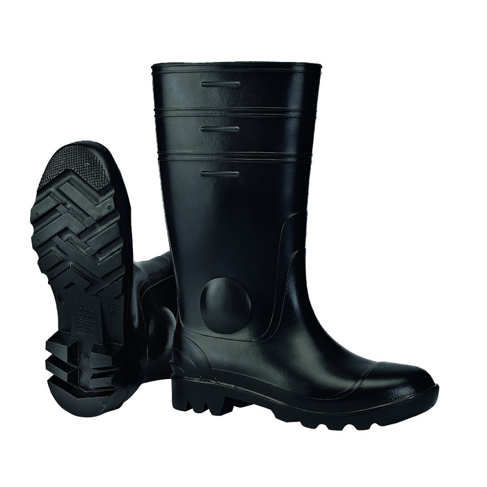 Чоботи захисні гумові Spirale Unisex Gorex, розмір 46 EU, чорні, чорні, 11