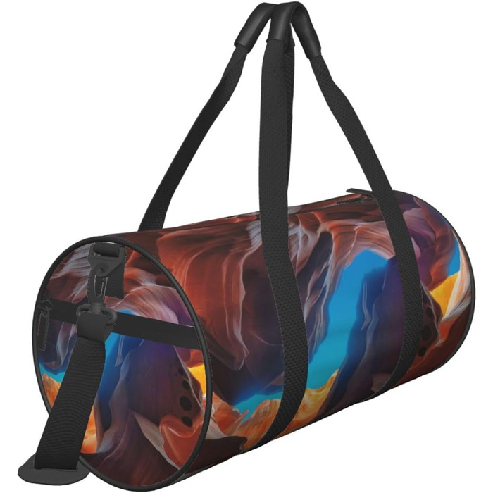 Спортивна сумка для подорожей Антилопа Каньйон, чорна, універсальний розмір