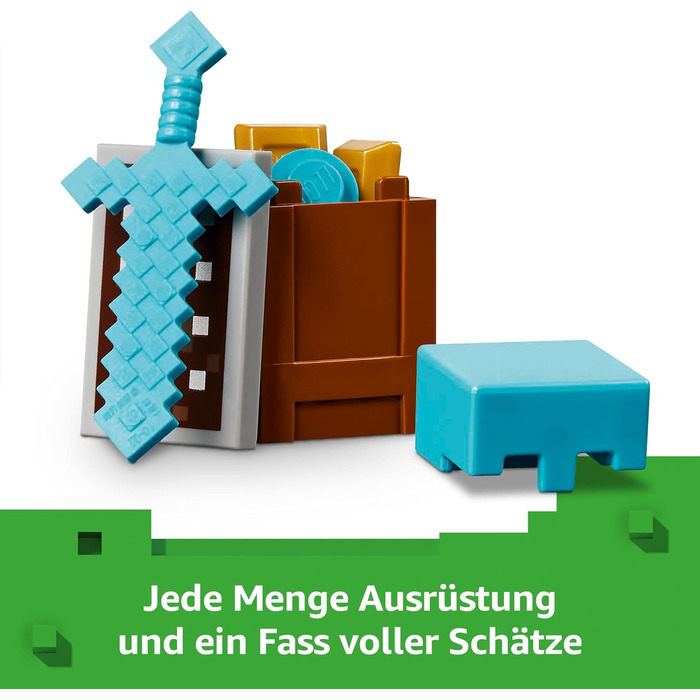 Конструктор LEGO Minecraft 21267, Пустельний Патруль Вілдротників, 105 деталей