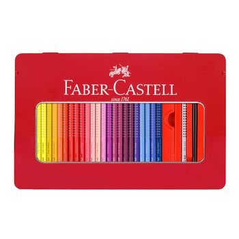 Кольорові олівці Colour Grip, 48 шт. , металевий футляр (1 упаковка), 112448 -