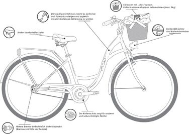 Дюймовий велосипед з однією швидкістю, чорно-кремовий, комфортний, з кошиком та заднім багажником, голландський велосипед, жіночий велосипед, міський велосипед, ретро, вінтаж, 26-