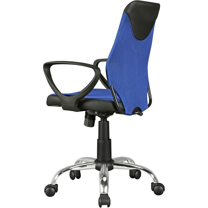 Дитяче офісне крісло FineBuy Terni для дітей віком від 6 років зі спинкою, ергономічне дитяче офісне крісло, регульоване по висоті, синє