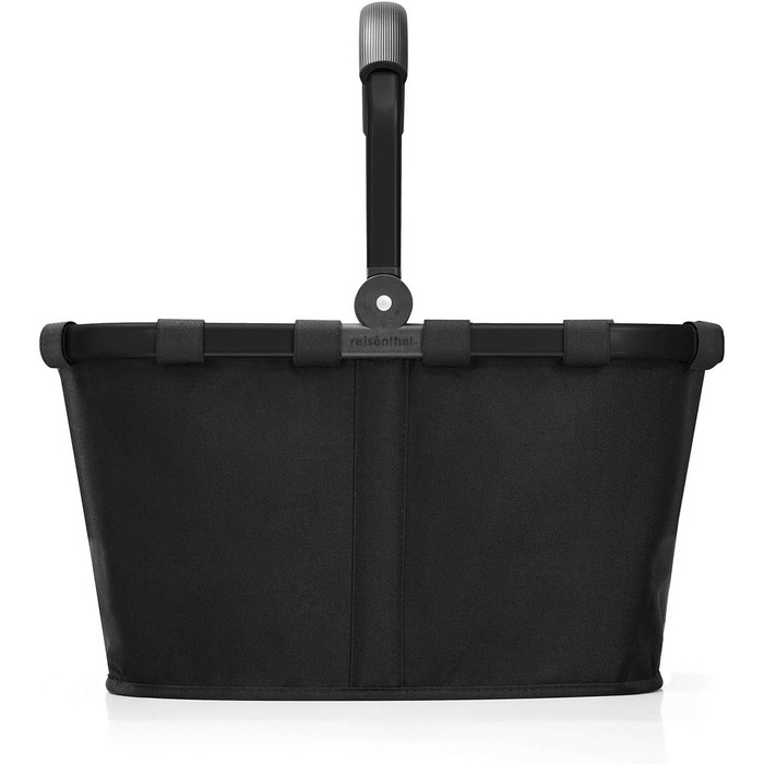 Сумка для перенесення в чорному кольорі - Міцний кошик для покупок з великою кількістю місця для зберігання та практичною внутрішн