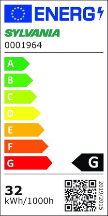 Люмінесцентна лампа SYLVANIA T9, цоколь G10q, 32 Вт / 2400 люмен, еквівалент прибл.