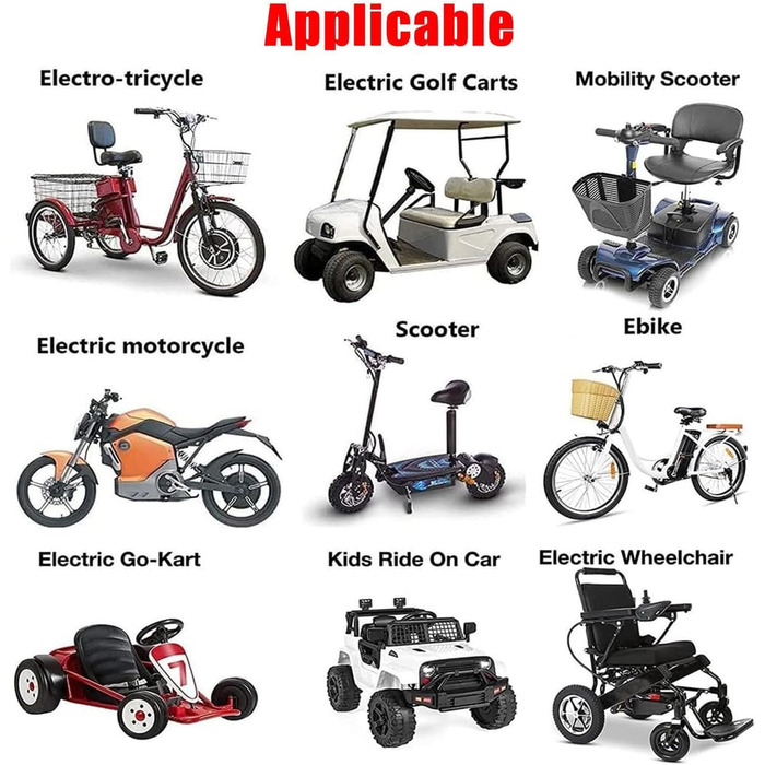 Велосипедний літій-іонний акумуляторний блок Водонепроникний ПВХ акумулятор Перезаряджається літій-іонний акумулятор для електровелосипеда, скутера BMS XT60/T штекер 54.6V 2A зарядний пристрій XT60 шт. екер 48V 50Ah, 48V 50Ah