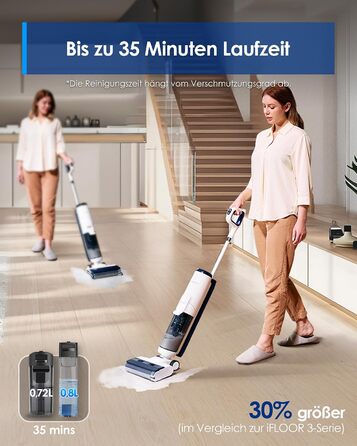 Вологий пилосос Tineco iFLOOR 5 Breeze Complete з функцією самоочищення