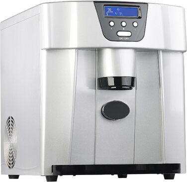 Льодогенератор Rosenstein & Shne машина для виробництва кубиків льоду EWS-2100 з дозатором кубиків льоду (льодогенератор, льодогенератор, форми для кубиків льоду)