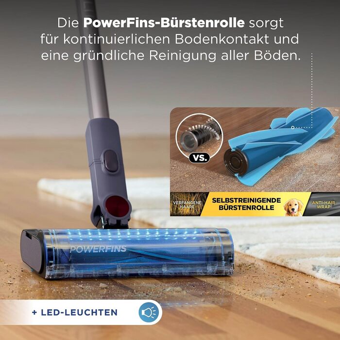 Акумуляторний пилосос Shark PowerLite Clean & Empty Pet з базою для автоматичного спорожнення, для всіх типів поверхонь, HEPA-фільтр, до 40 хв роботи BU3621EUT