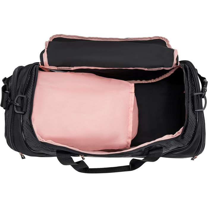 Жіноча сумка PUMA Evercat Duffle Bag для тренувань кандидатів один розмір чорний / червоне золото