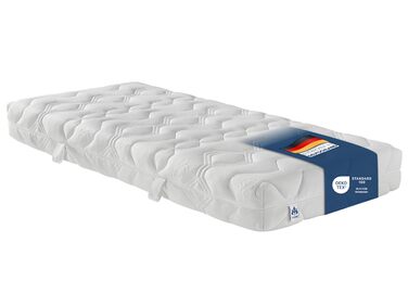 Ортопедичний 7-зонний матрац Irisette Lotus 500 з пружинами кишенькової форми, рівень жорсткості 3 (середньо-жорсткий), 100 x 200 см, сертифікований Oeko-Tex, виготовлений відповідно до німецьких стандартів якості. Рівень жорсткості H 3 - середньо-жорстки